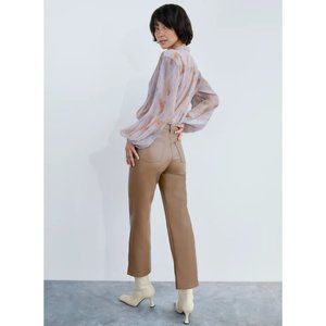Wilfred Melina Cropped Vegan Leather Pant Size 6
